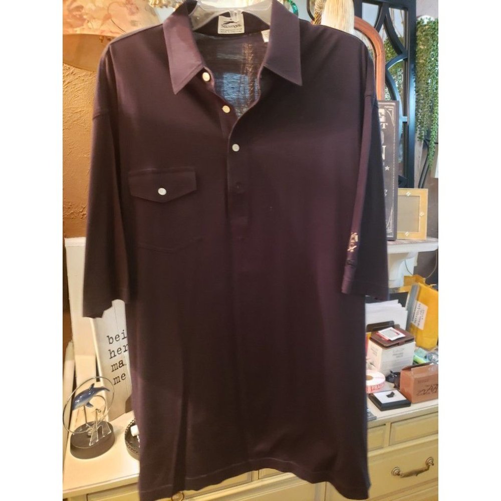 Mens XL Slazenger Black Polo